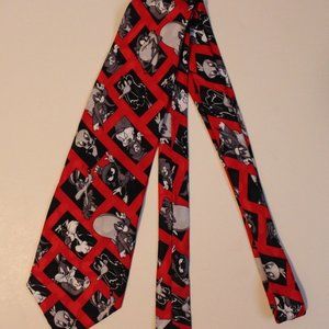 MENS LOONEY TUNES MANIA TIE NECKTIE 100% SILK